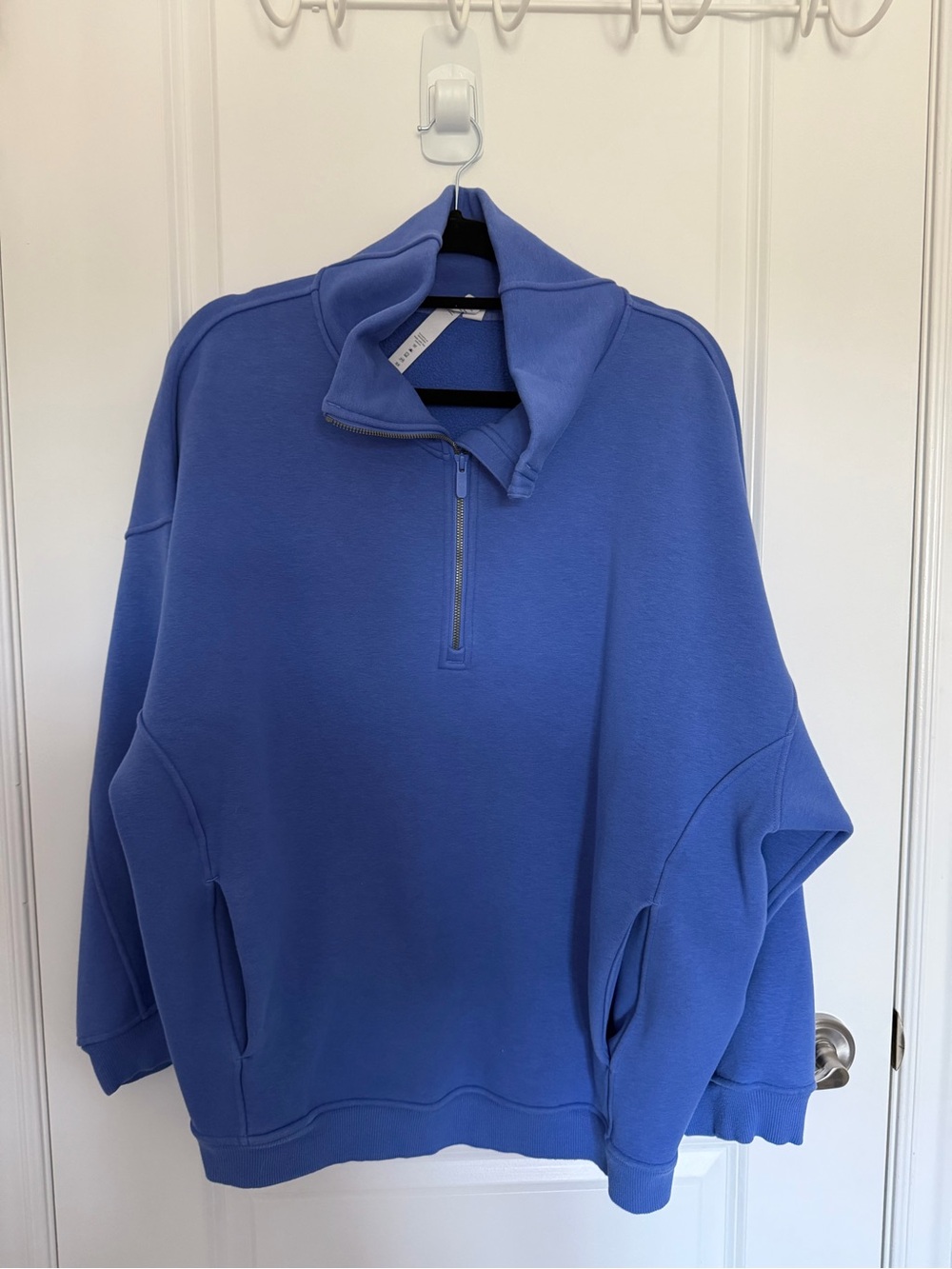 LuluLemon Blue Quarter-Zip Pullover